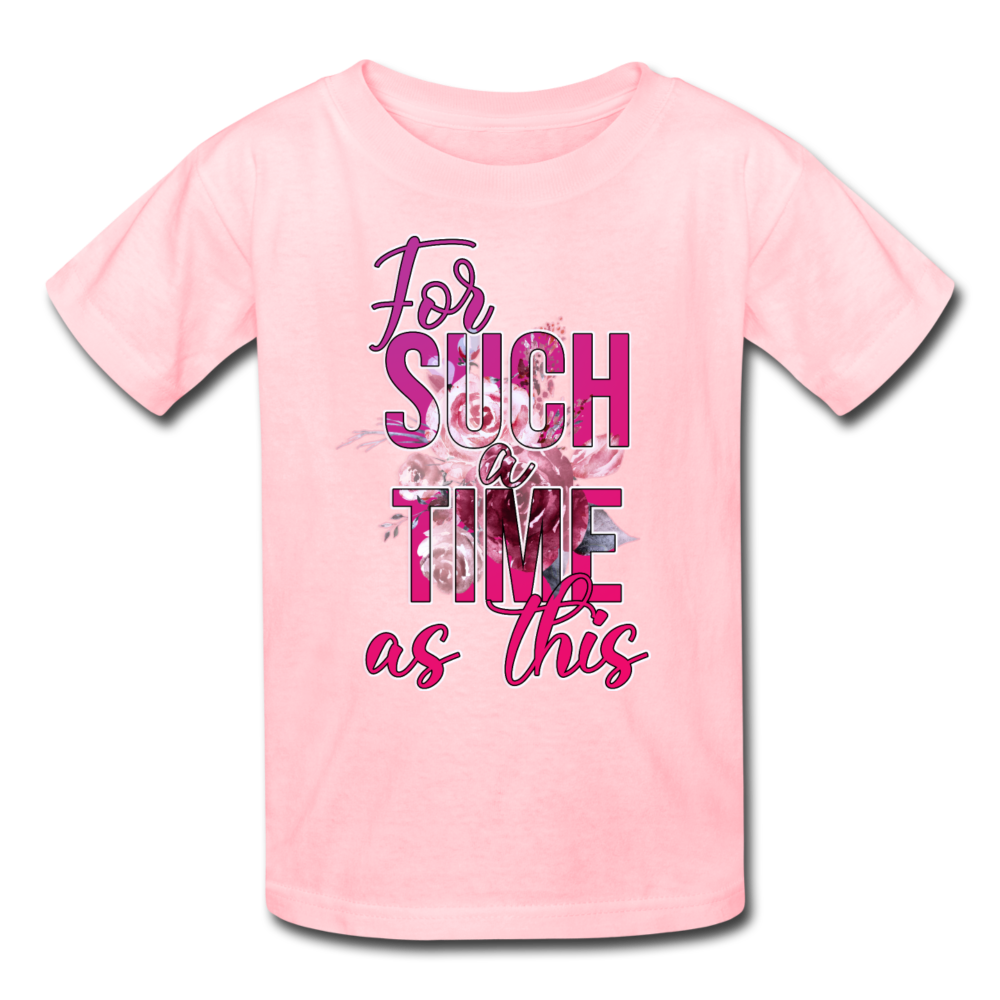 For Such a Time as This Kids' T-Shirt - pink