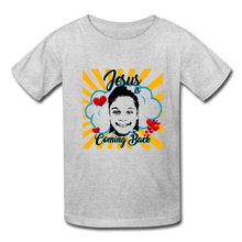Load image into Gallery viewer, Jesus is Coming Back Kids&#39; T-Shirt - heather gray
