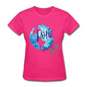 World Changer Women's T-Shirt - fuchsia
