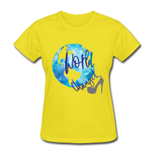 World Changer Women's T-Shirt - yellow