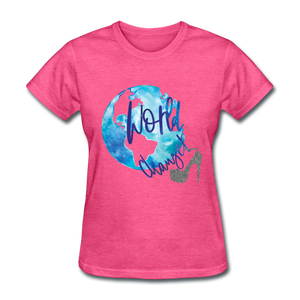 World Changer Women's T-Shirt - heather pink