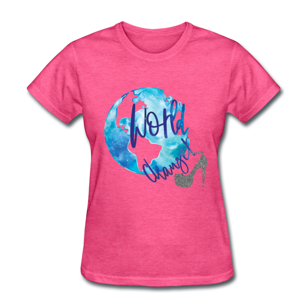 World Changer Women's T-Shirt - heather pink
