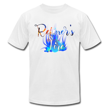 Load image into Gallery viewer, Refiner&#39;s Fire Unisex Jersey T-Shirt by Bella + Canvas - white

