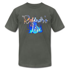 Load image into Gallery viewer, Refiner&#39;s Fire Unisex Jersey T-Shirt by Bella + Canvas - asphalt
