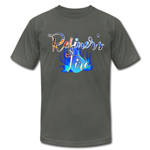 Refiner's Fire Unisex Jersey T-Shirt by Bella + Canvas - asphalt