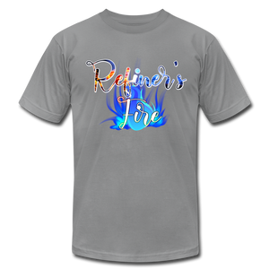 Refiner's Fire Unisex Jersey T-Shirt by Bella + Canvas - slate