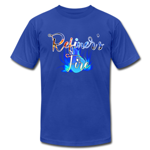 Refiner's Fire Unisex Jersey T-Shirt by Bella + Canvas - royal blue