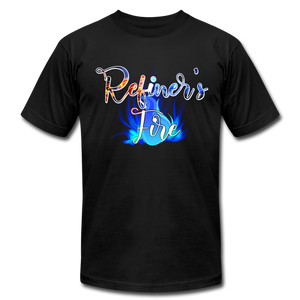 Refiner's Fire Unisex Jersey T-Shirt by Bella + Canvas - black