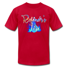 Load image into Gallery viewer, Refiner&#39;s Fire Unisex Jersey T-Shirt by Bella + Canvas - red
