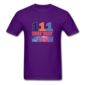 111 One Way Jehovah Unisex Classic T-Shirt - purple