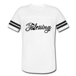 Blessing Vintage Sport T-Shirt - white/black