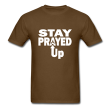 Load image into Gallery viewer, Stay Prayed Up Unisex Classic T-Shirt - brown
