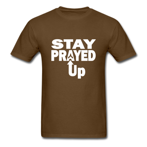 Stay Prayed Up Unisex Classic T-Shirt - brown