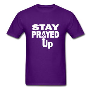 Stay Prayed Up Unisex Classic T-Shirt - purple