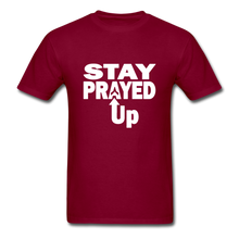 Load image into Gallery viewer, Stay Prayed Up Unisex Classic T-Shirt - burgundy
