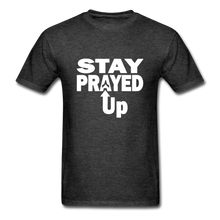 Load image into Gallery viewer, Stay Prayed Up Unisex Classic T-Shirt - heather black
