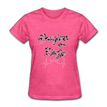 Load image into Gallery viewer, Daughter of the King Women&#39;s T-Shirt - heather pink
