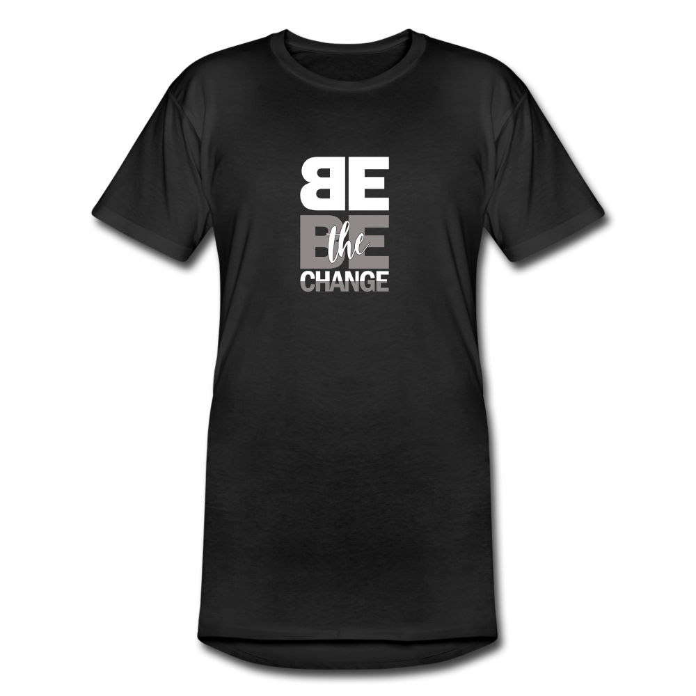 BE the Change Men’s Long Body Urban Tee - black