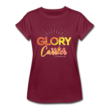 Load image into Gallery viewer, Glory Carrier Women&#39;s Relaxed Fit T-Shirt - burgundy
