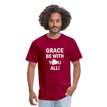Load image into Gallery viewer, Grace BE With You All Unisex Classic T-Shirt - dark red
