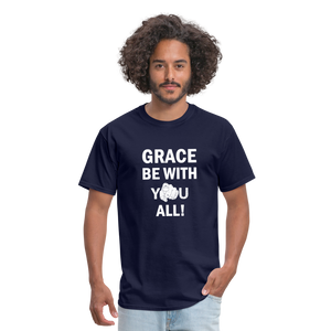 Grace BE With You All Unisex Classic T-Shirt - navy