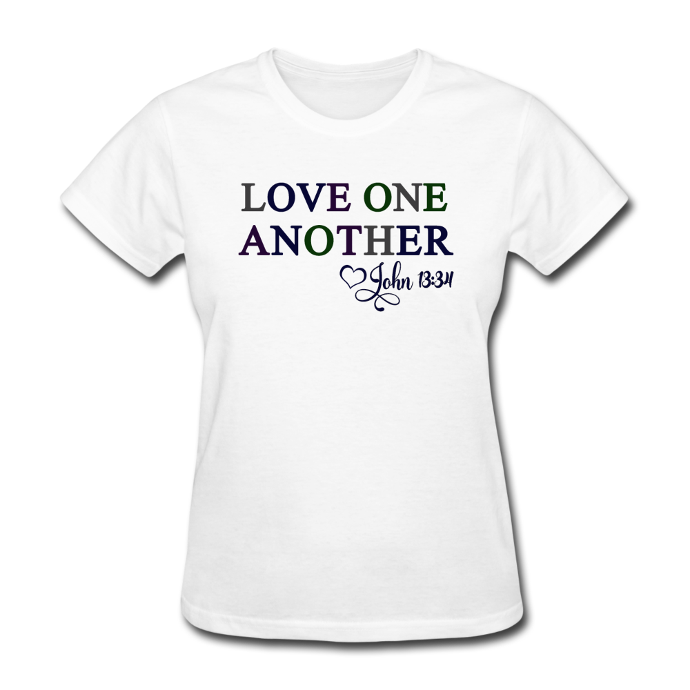 Love One Another Women's T-Shirt - white