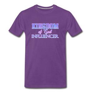Kingdom of God Influencer Premium T-Shirt - purple