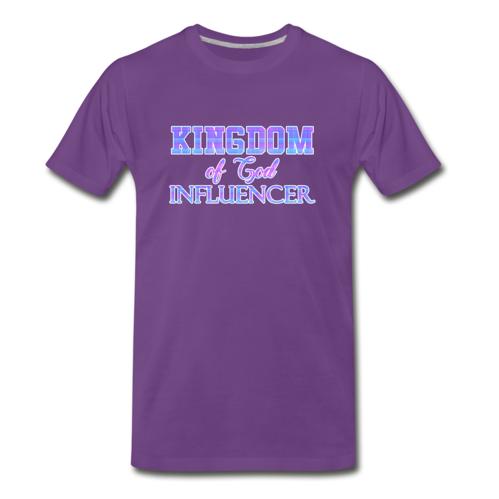 Kingdom of God Influencer Premium T-Shirt - purple