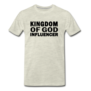 KOG Influences Men's Premium T-Shirt - heather oatmeal