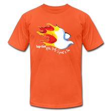 Load image into Gallery viewer, Baptism Water Holy Spirit Fire Unisex Jersey T-Shirt by Bella + Canvas - orange
