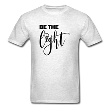 Load image into Gallery viewer, Be the Light Unisex Classic T-Shirt - light heather gray
