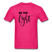Load image into Gallery viewer, Be the Light Unisex Classic T-Shirt - fuchsia
