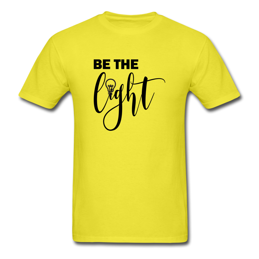 Be the Light Unisex Classic T-Shirt - yellow
