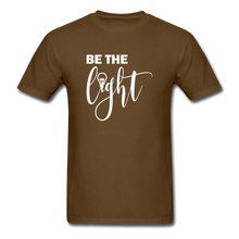 Load image into Gallery viewer, Be the Light Unisex Classic T-Shirt - brown
