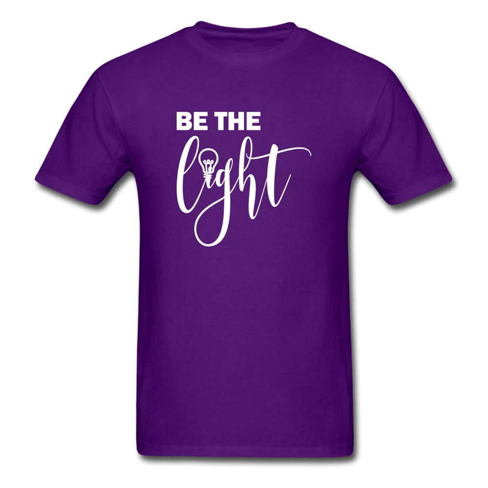 Be the Light Unisex Classic T-Shirt - purple