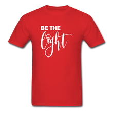 Load image into Gallery viewer, Be the Light Unisex Classic T-Shirt - red
