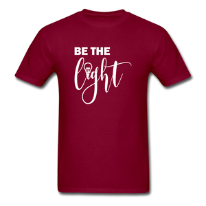 Be the Light Unisex Classic T-Shirt - burgundy
