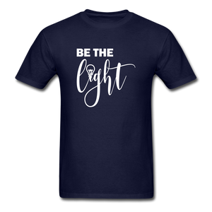 Be the Light Unisex Classic T-Shirt - navy