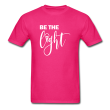 Load image into Gallery viewer, Be the Light Unisex Classic T-Shirt - fuchsia
