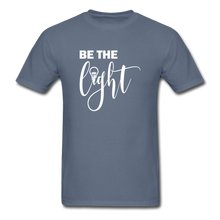 Load image into Gallery viewer, Be the Light Unisex Classic T-Shirt - denim
