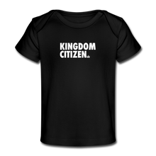 Load image into Gallery viewer, Kingdom Citizen Organic Baby T-Shirt - black

