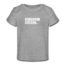 Load image into Gallery viewer, Kingdom Citizen Organic Baby T-Shirt - heather grey
