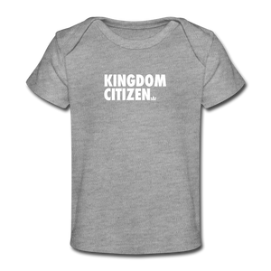 Kingdom Citizen Organic Baby T-Shirt - heather grey
