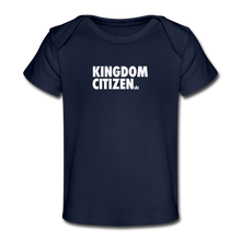 Load image into Gallery viewer, Kingdom Citizen Organic Baby T-Shirt - dark navy
