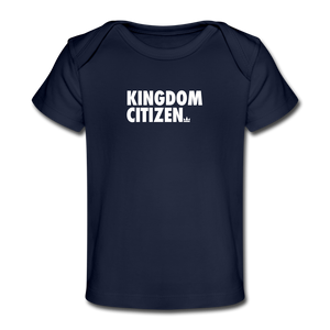 Kingdom Citizen Organic Baby T-Shirt - dark navy