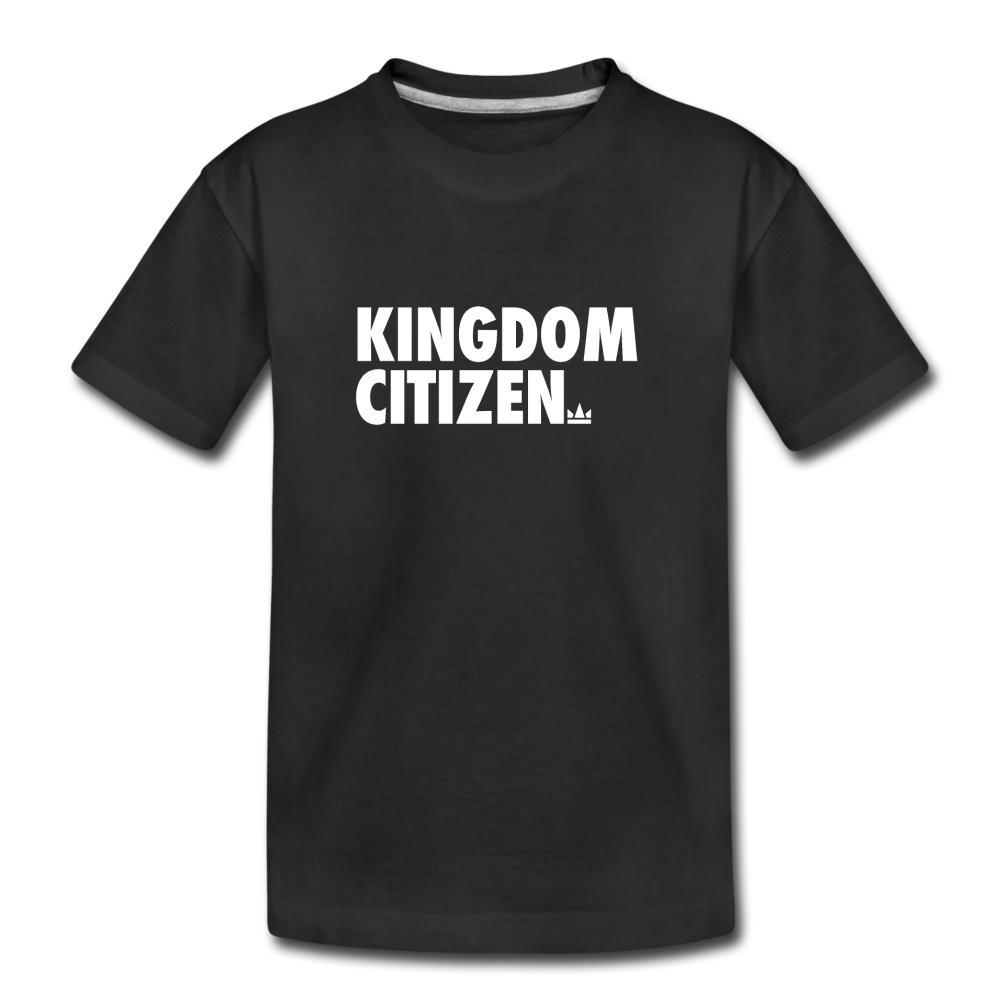 Kingdom Citizen Kid’s Premium Organic T-Shirt - black