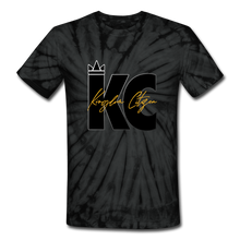 Load image into Gallery viewer, Kingdom Citizen Unisex Tie Dye T-Shirt - spider black
