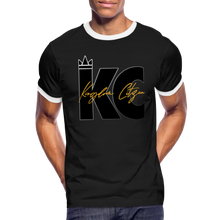 Load image into Gallery viewer, Kingdom Citizen Men&#39;s Ringer T-Shirt - black/white
