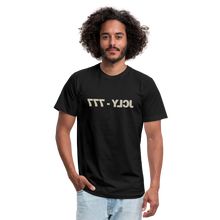 Load image into Gallery viewer, Jesus Christ Loves You Unisex Jersey T-Shirt by Bella + Canvas - black

