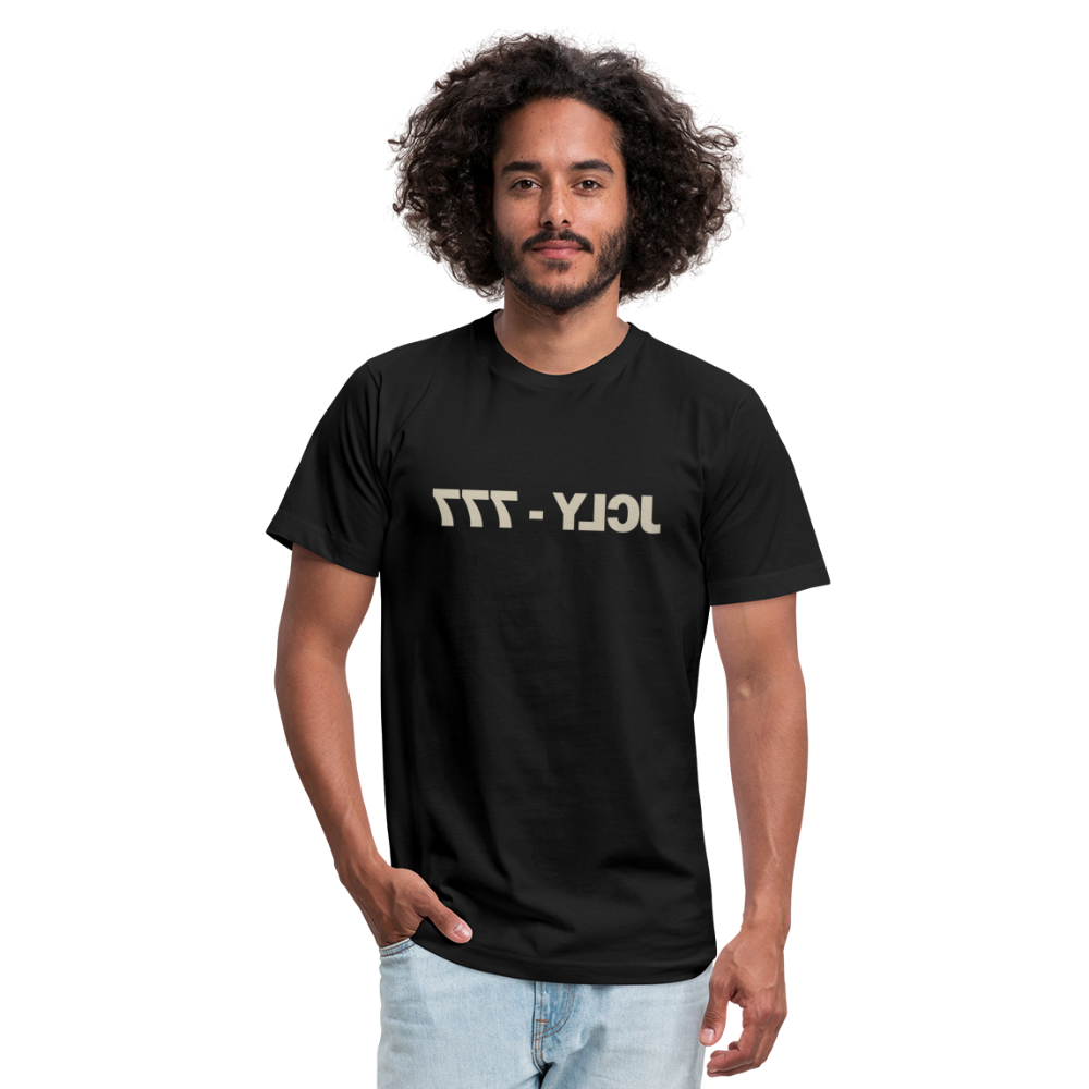 Jesus Christ Loves You Unisex Jersey T-Shirt by Bella + Canvas - black